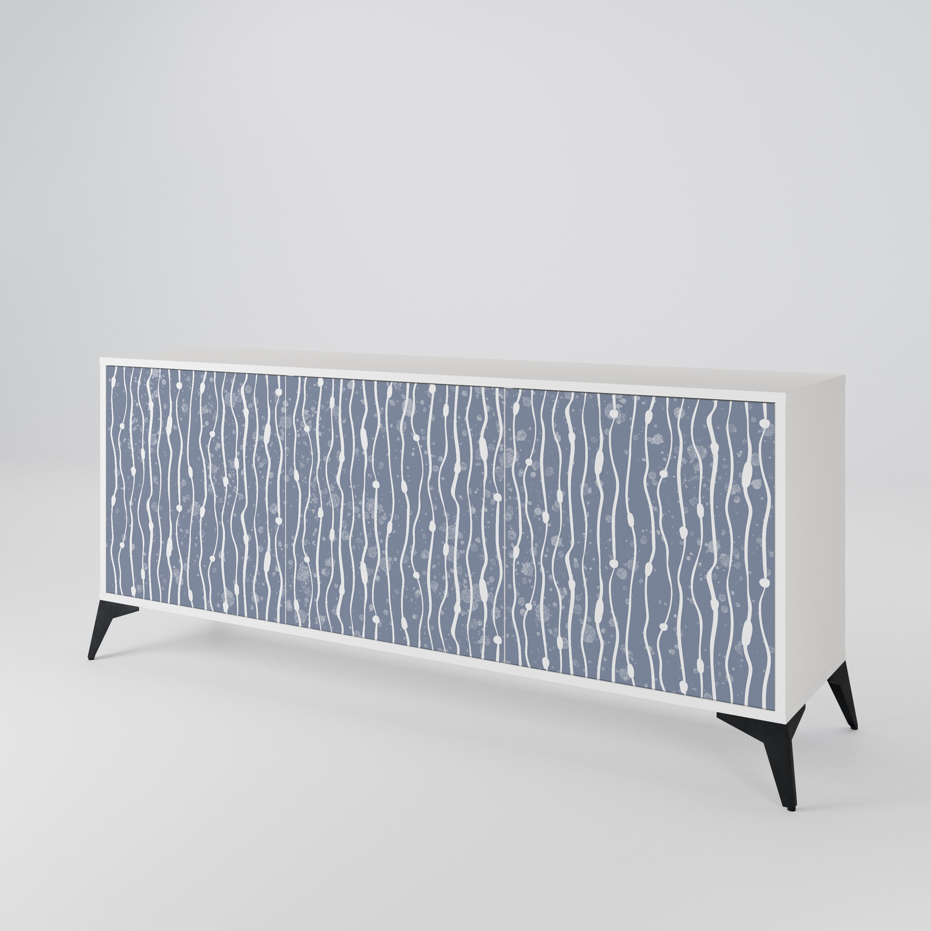 GRAPHITE RAIN Μπουφές 3-θυρών