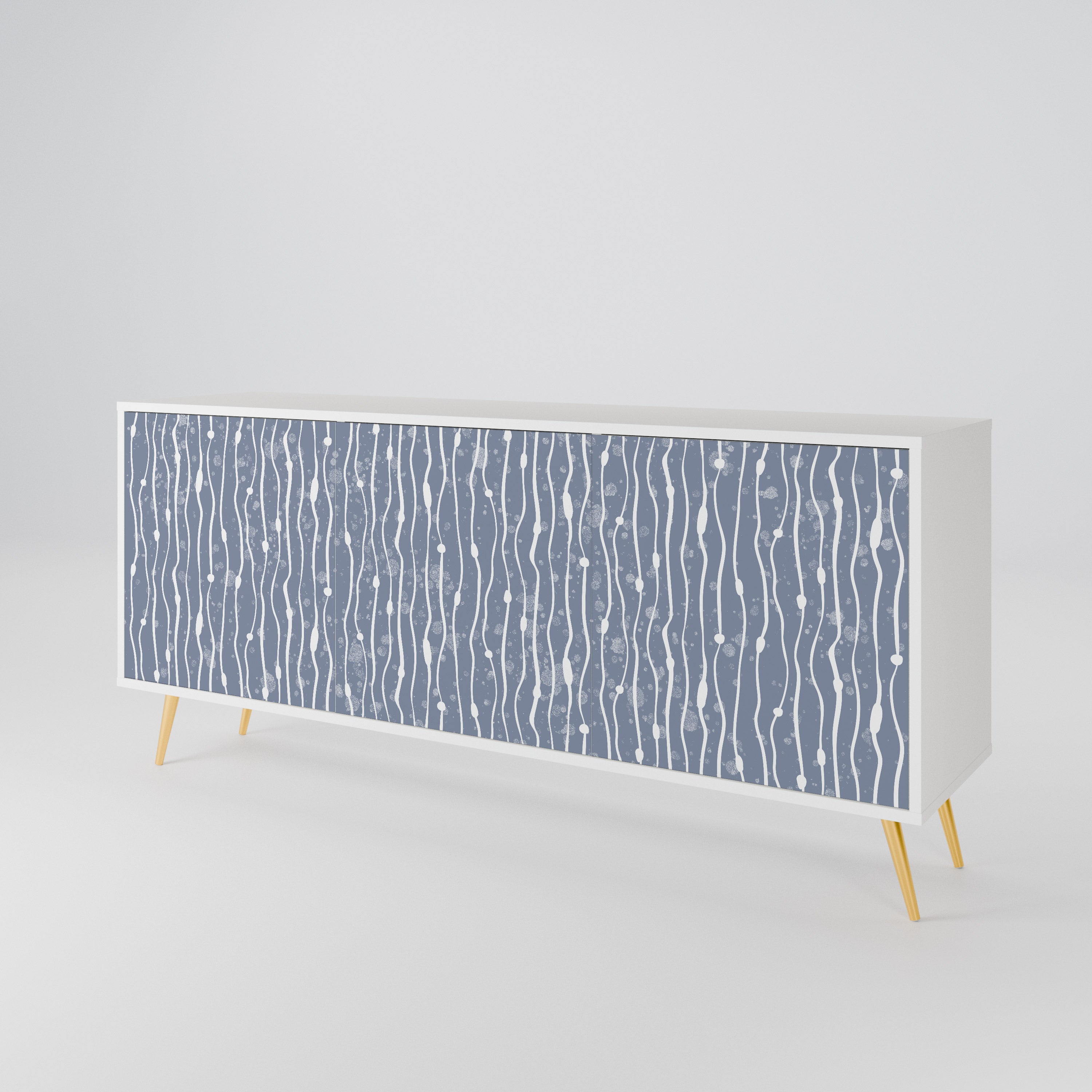 GRAPHITE RAIN Μπουφές 3-θυρών