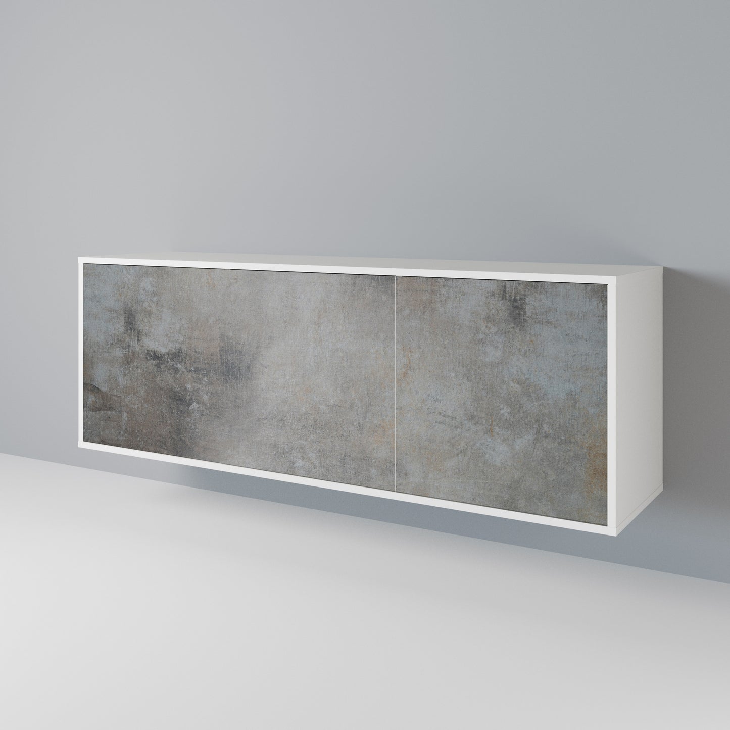CONCRETE WALL Μπουφές 3-θυρών