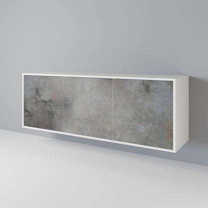 CONCRETE WALL Μπουφές 3-θυρών