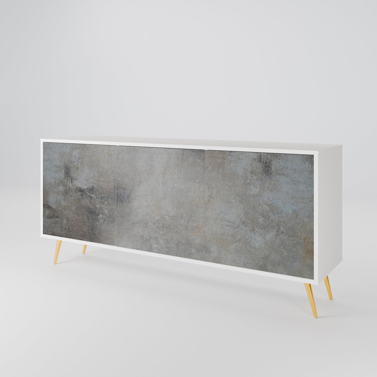 CONCRETE WALL Μπουφές 3-θυρών