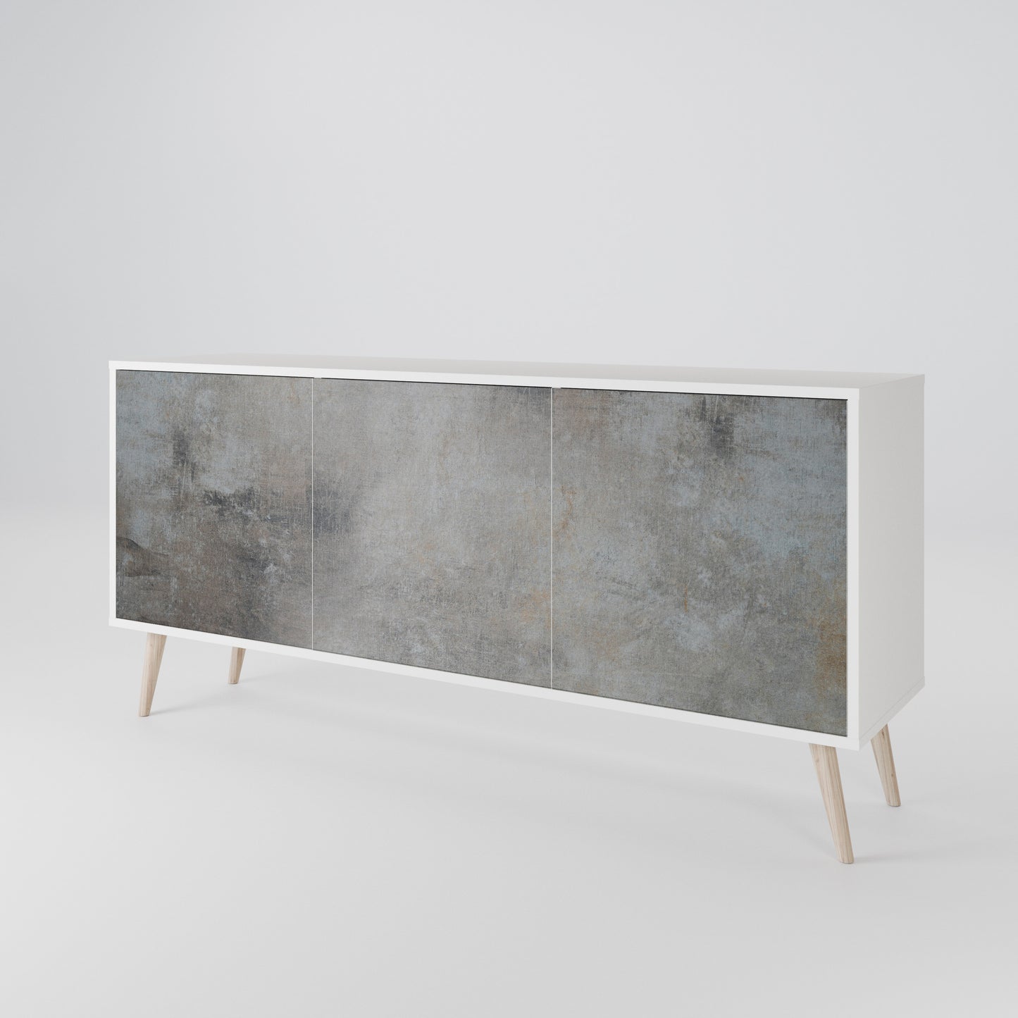 CONCRETE WALL Μπουφές 3-θυρών