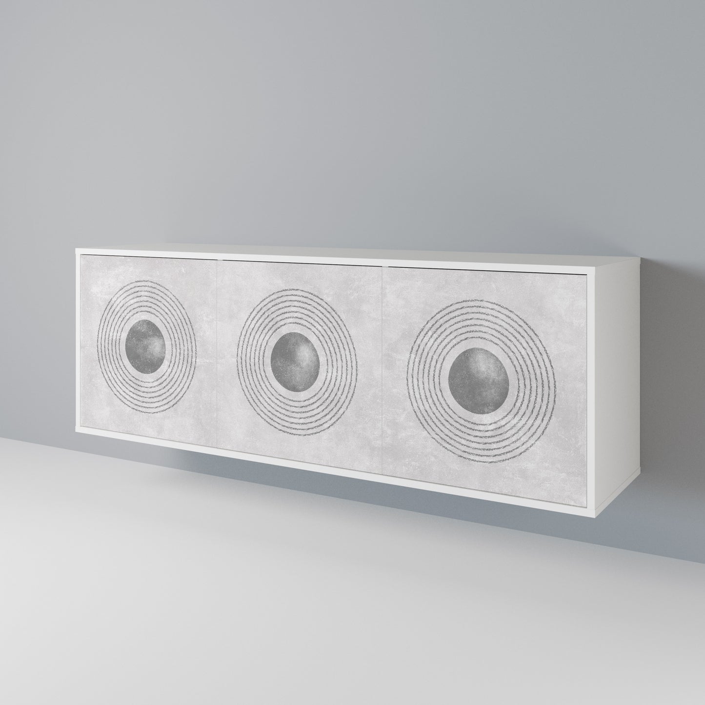 SOLID CIRCLES Μπουφές 3-θυρών