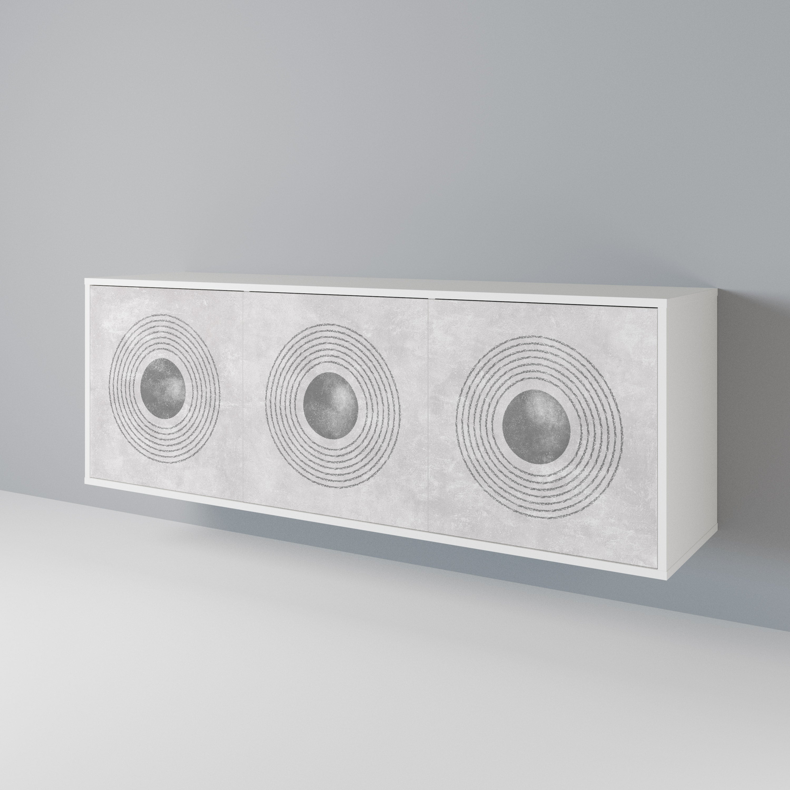SOLID CIRCLES Μπουφές 3-θυρών