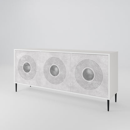 SOLID CIRCLES Μπουφές 3-θυρών