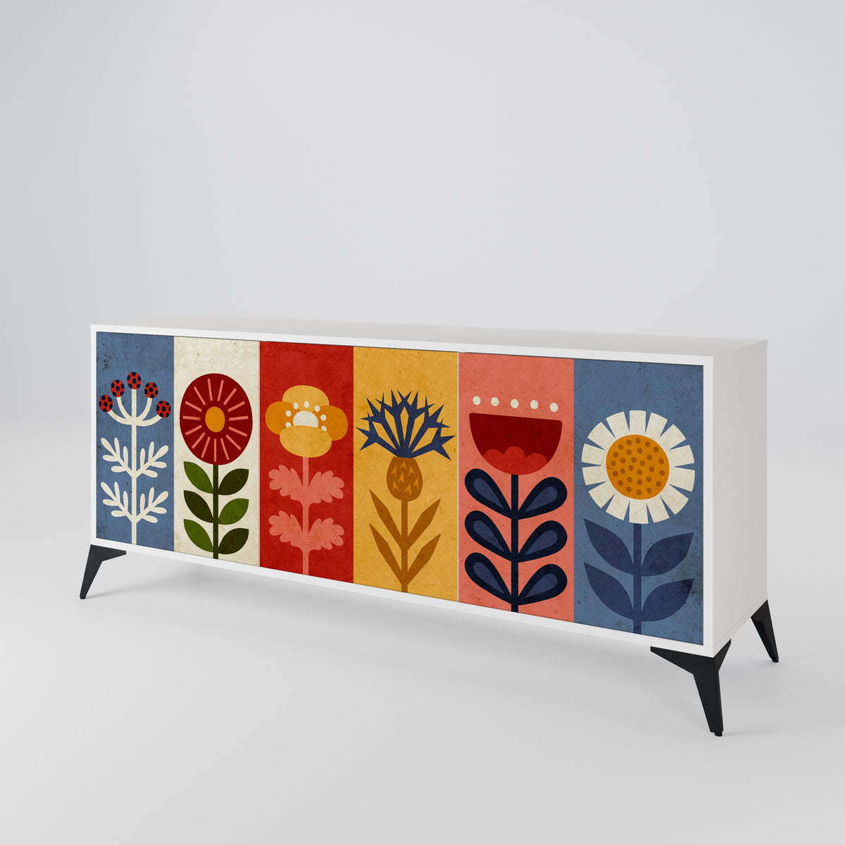 SCANDIC FLOWERET Μπουφές 3-θυρών