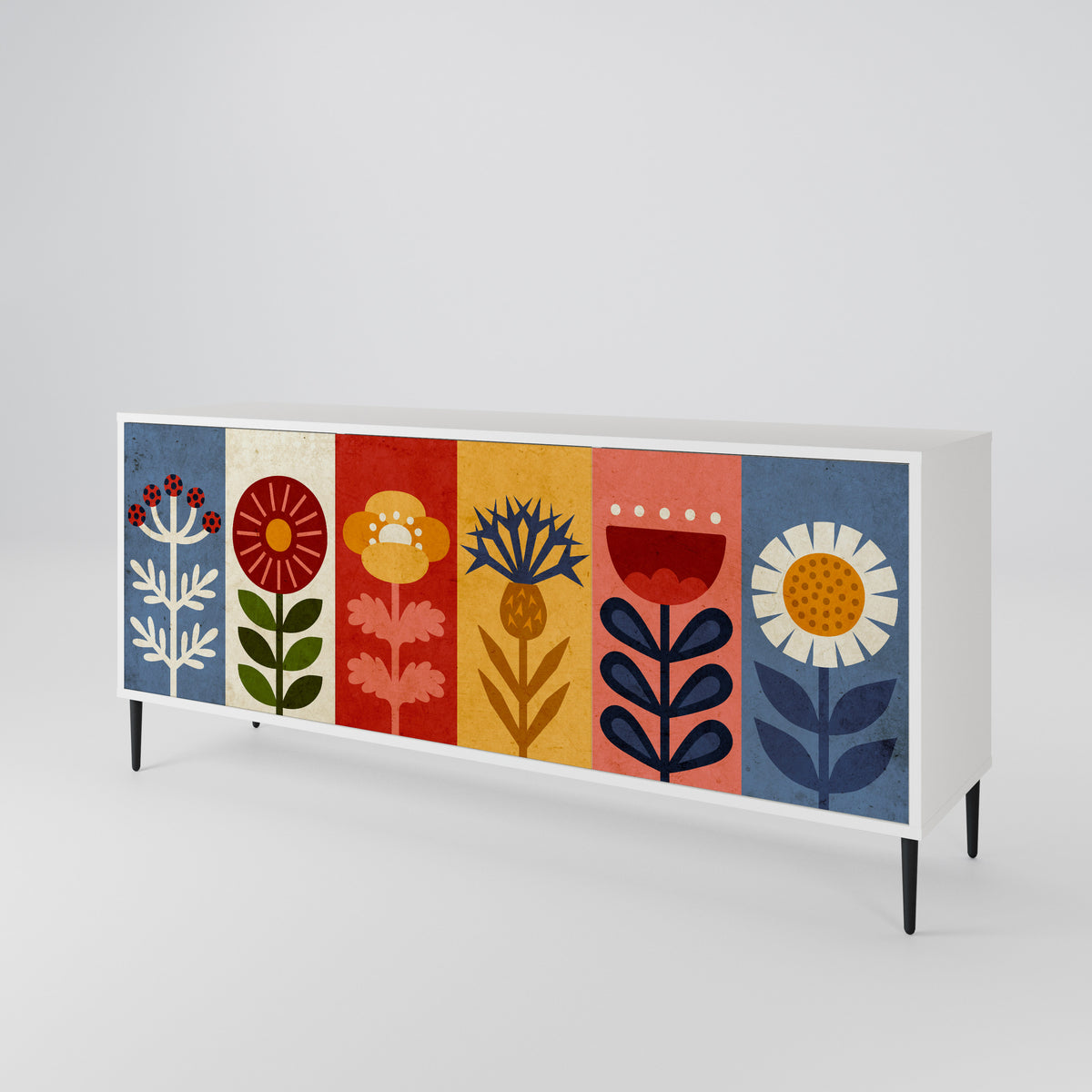 SCANDIC FLOWERET Μπουφές 3-θυρών