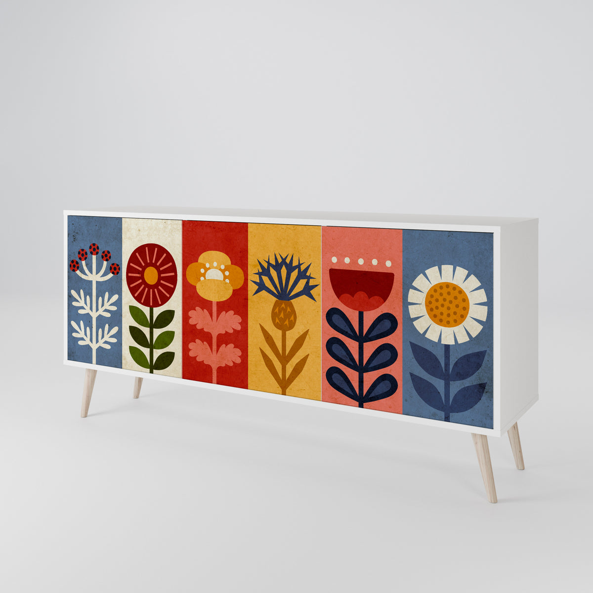 SCANDIC FLOWERET Μπουφές 3-θυρών