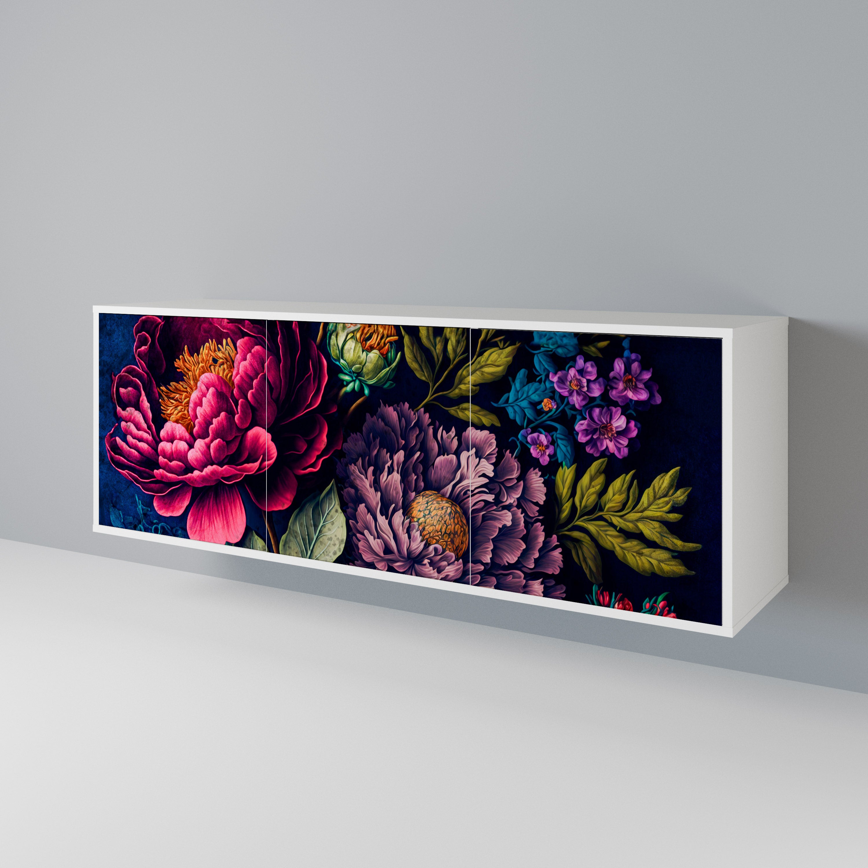 BLOOMING ELEGANCE Μπουφές 3-θυρών