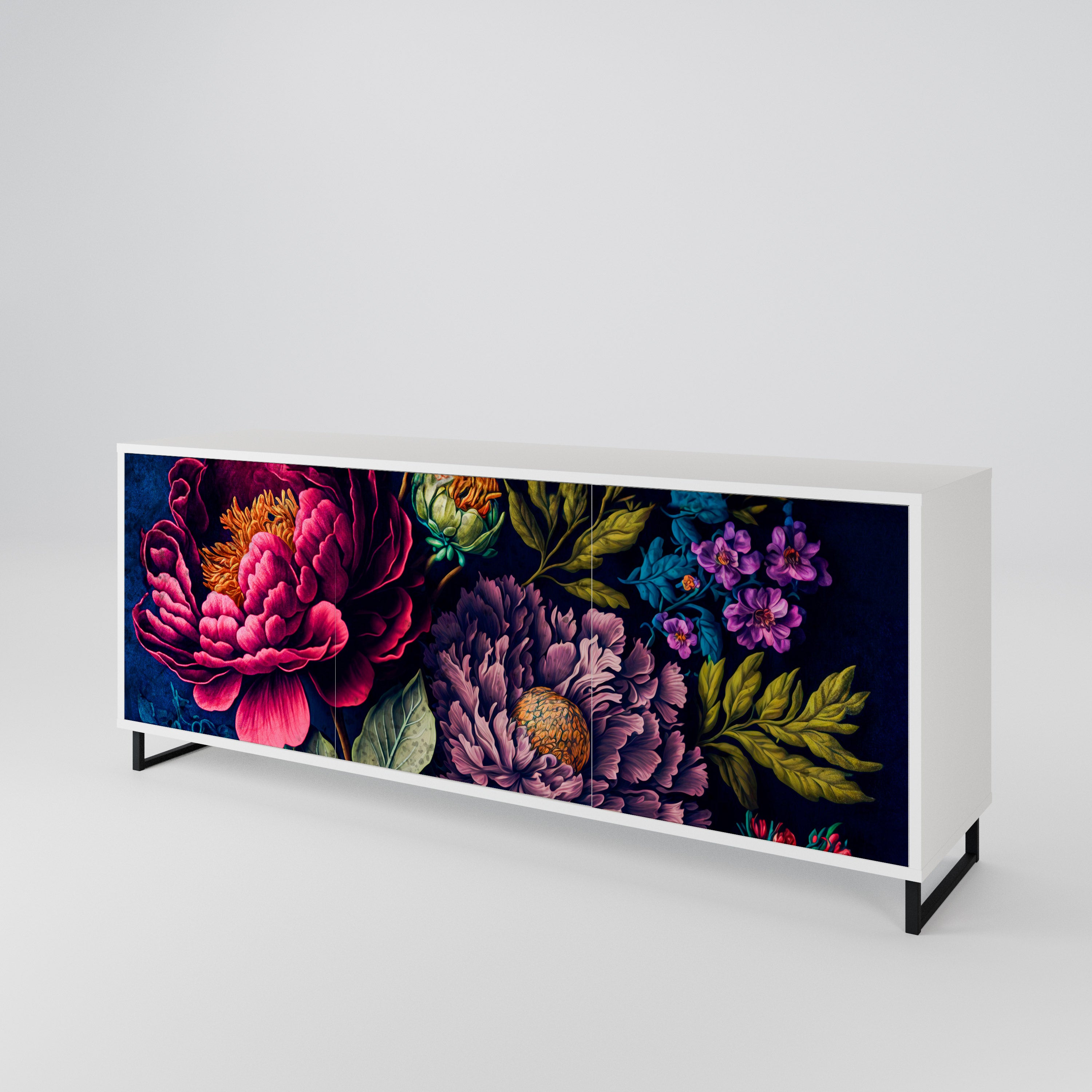 BLOOMING ELEGANCE Μπουφές 3-θυρών