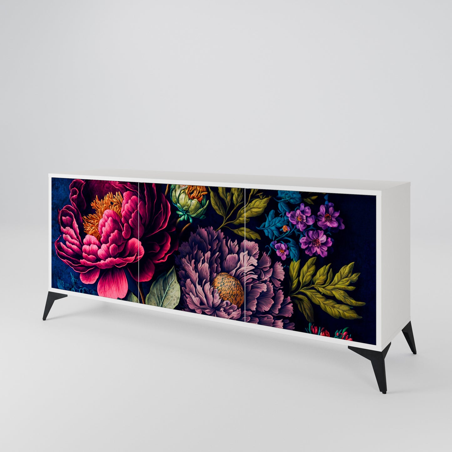 BLOOMING ELEGANCE Μπουφές 3-θυρών