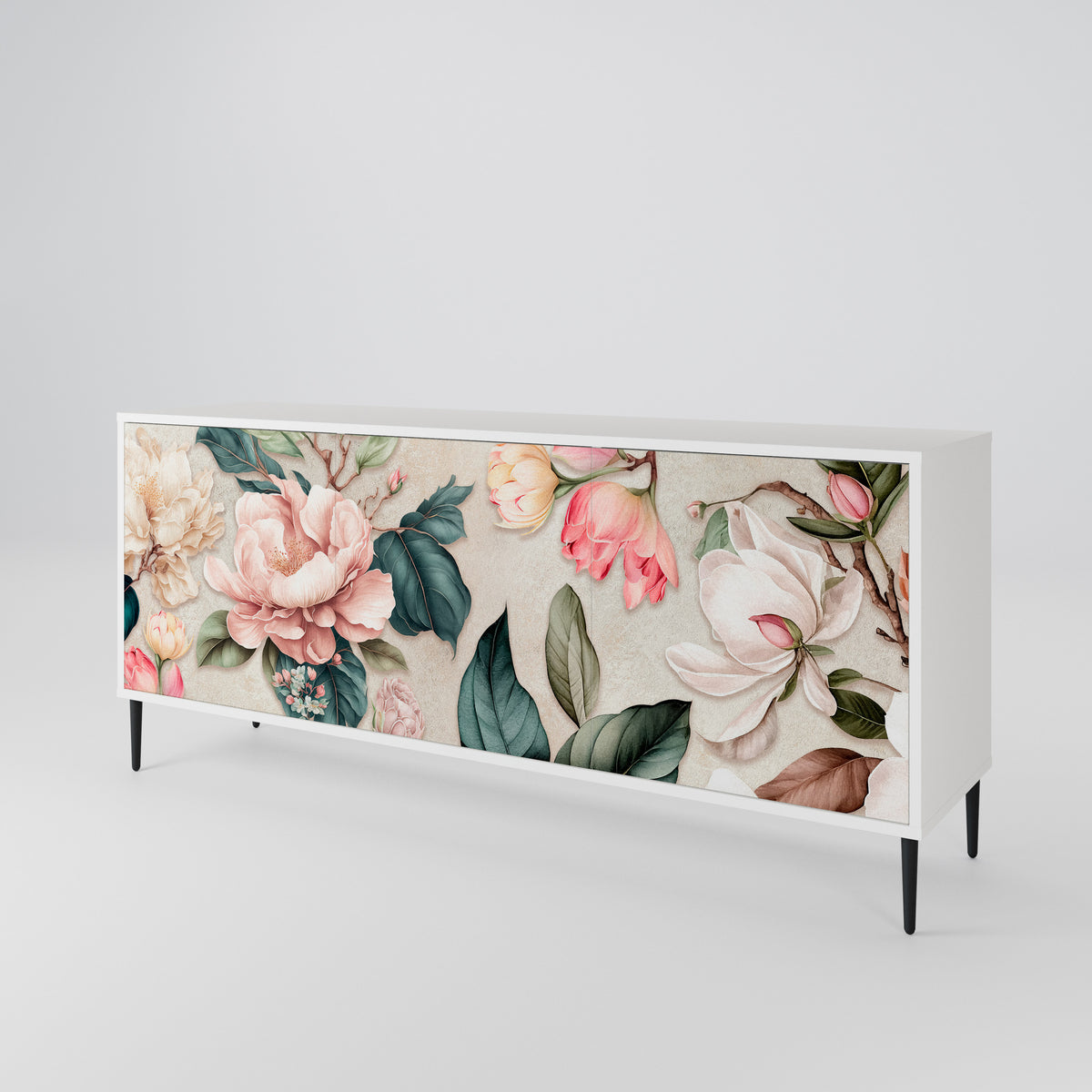 FLORAL GRACE Μπουφές 3-θυρών