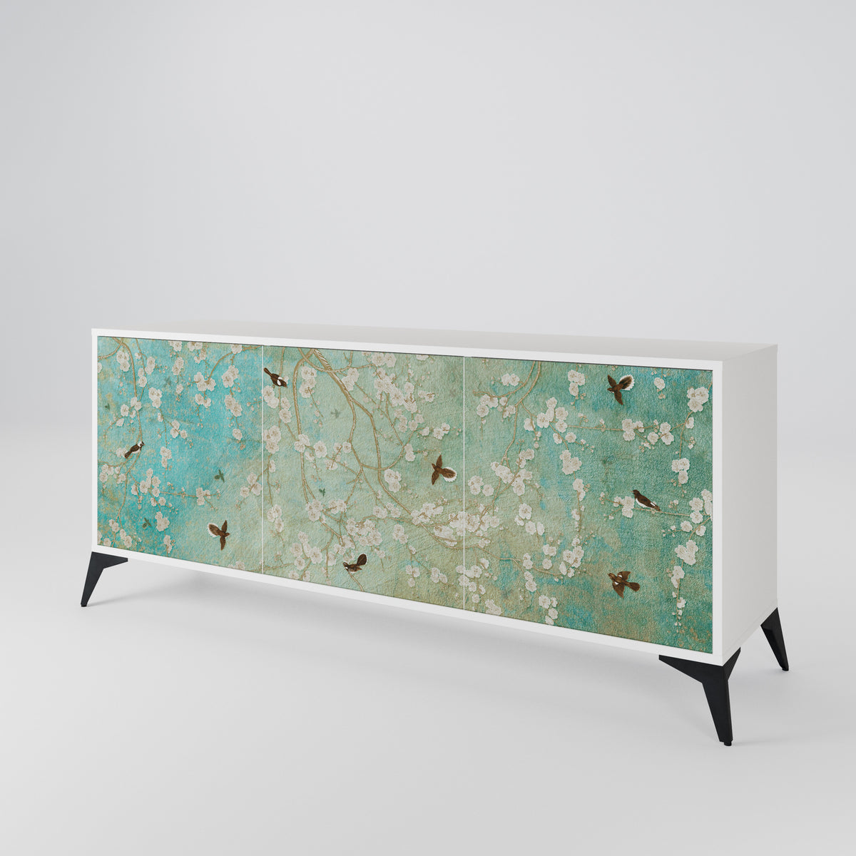BLOOMING CHARM 3-Door Sideboard