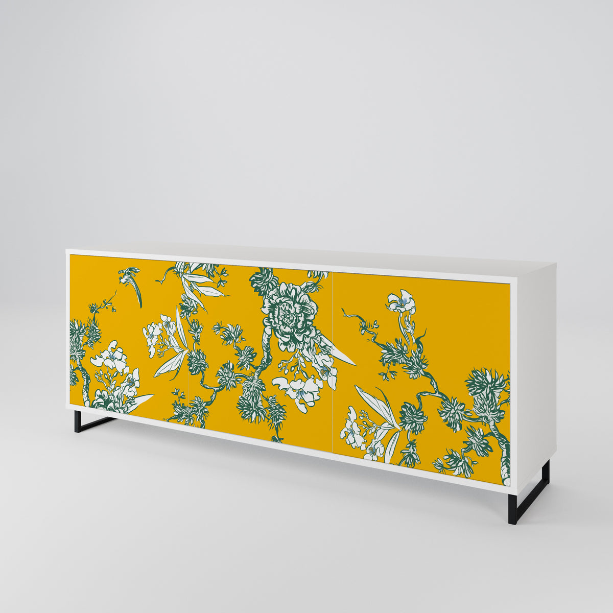YELLOW CHINOISERIE Μπουφές 3-θυρών