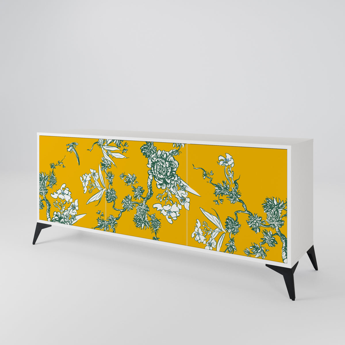 YELLOW CHINOISERIE Μπουφές 3-θυρών