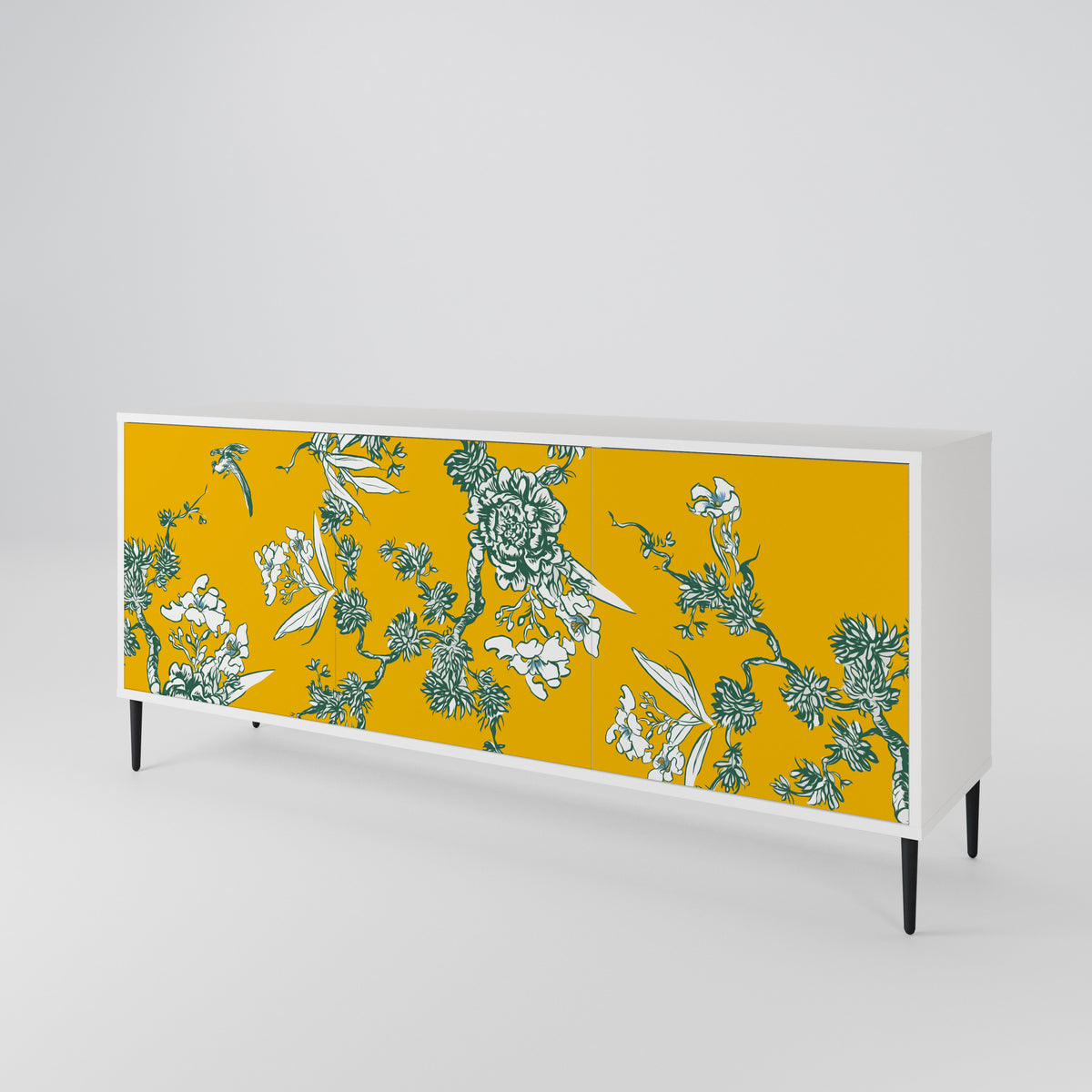 YELLOW CHINOISERIE Μπουφές 3-θυρών
