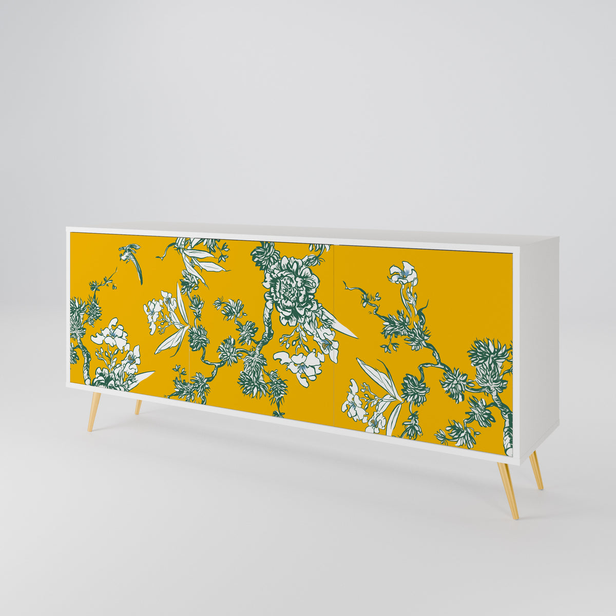 YELLOW CHINOISERIE Μπουφές 3-θυρών