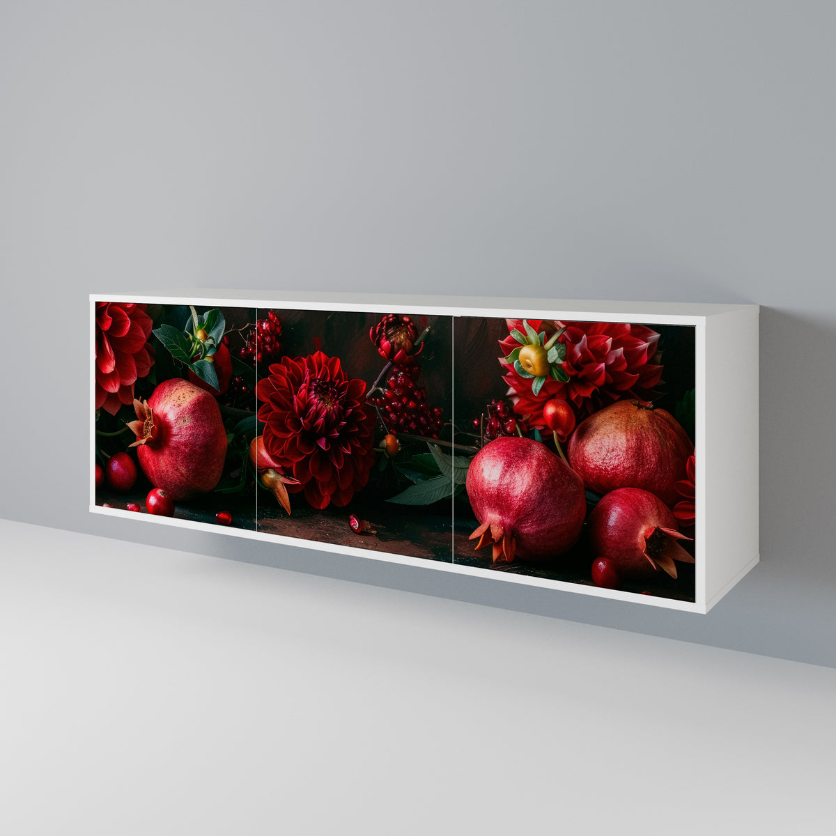 DAHLIAS AND POMEGRANATES Μπουφές 3-θυρών
