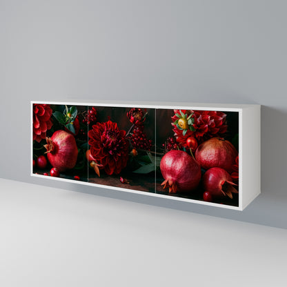 DAHLIAS AND POMEGRANATES Μπουφές 3-θυρών