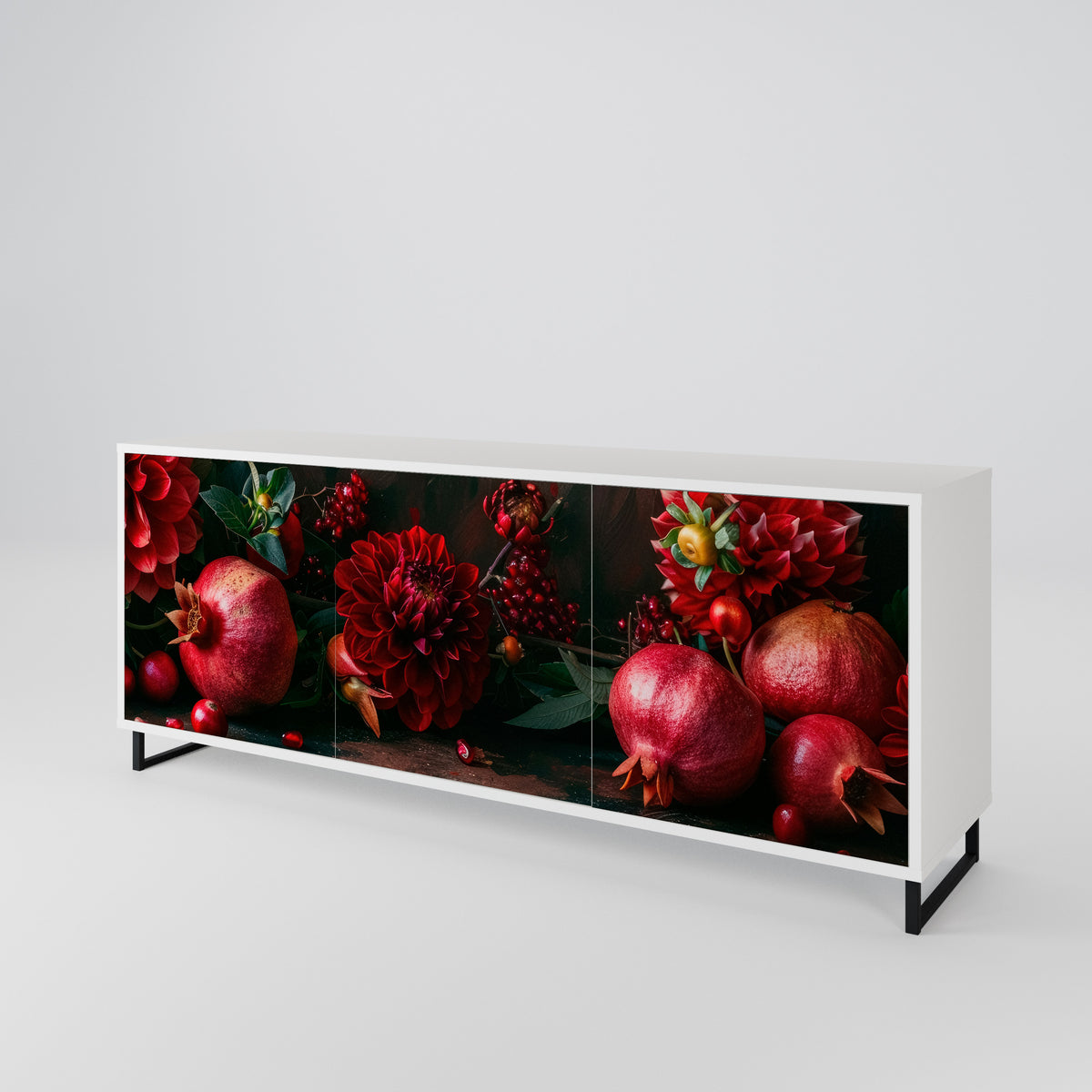 DAHLIAS AND POMEGRANATES Μπουφές 3-θυρών