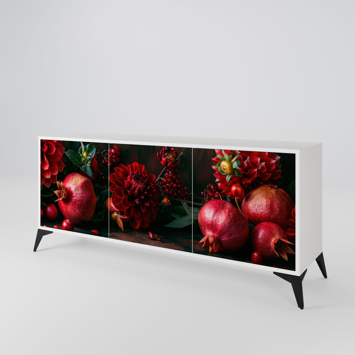 DAHLIAS AND POMEGRANATES Μπουφές 3-θυρών