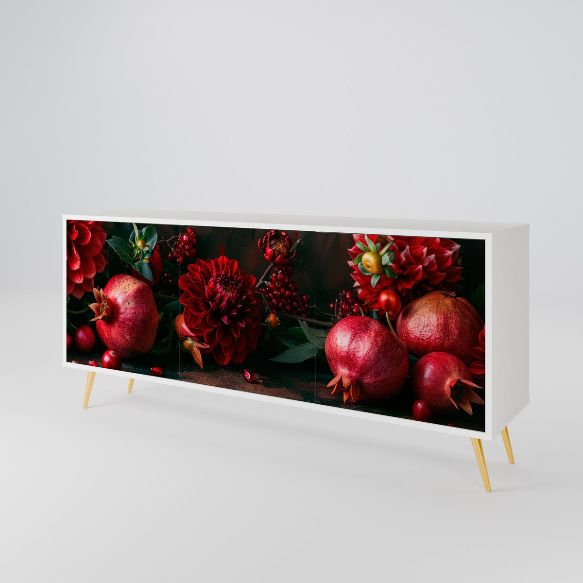 DAHLIAS AND POMEGRANATES Μπουφές 3-θυρών