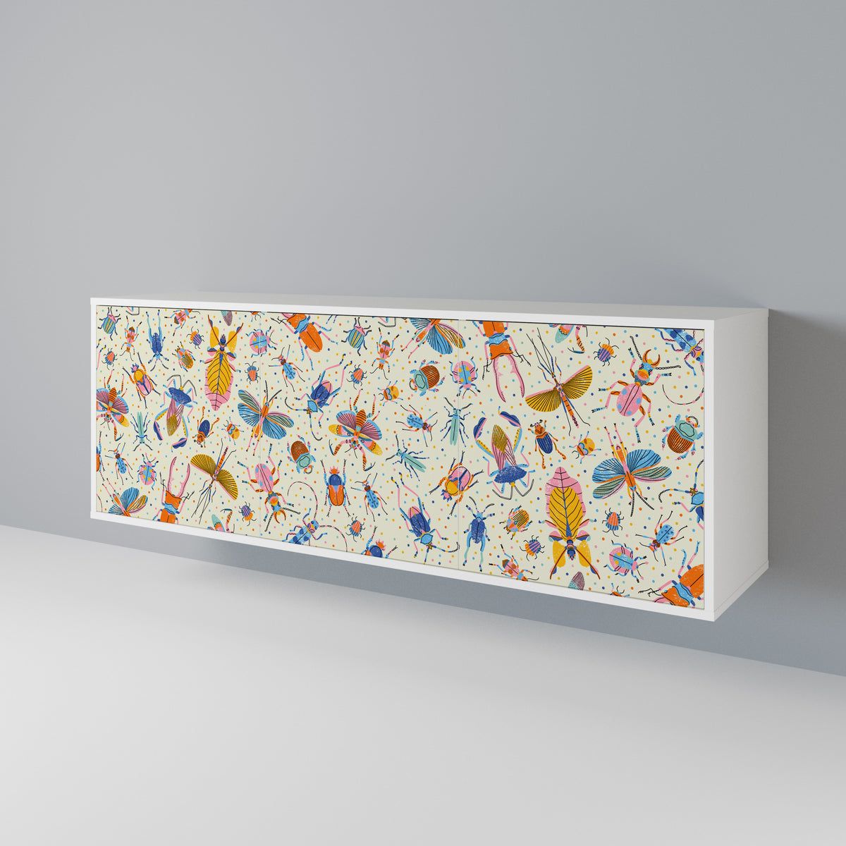 COLORFUL INSECTS Μπουφές 3-θυρών