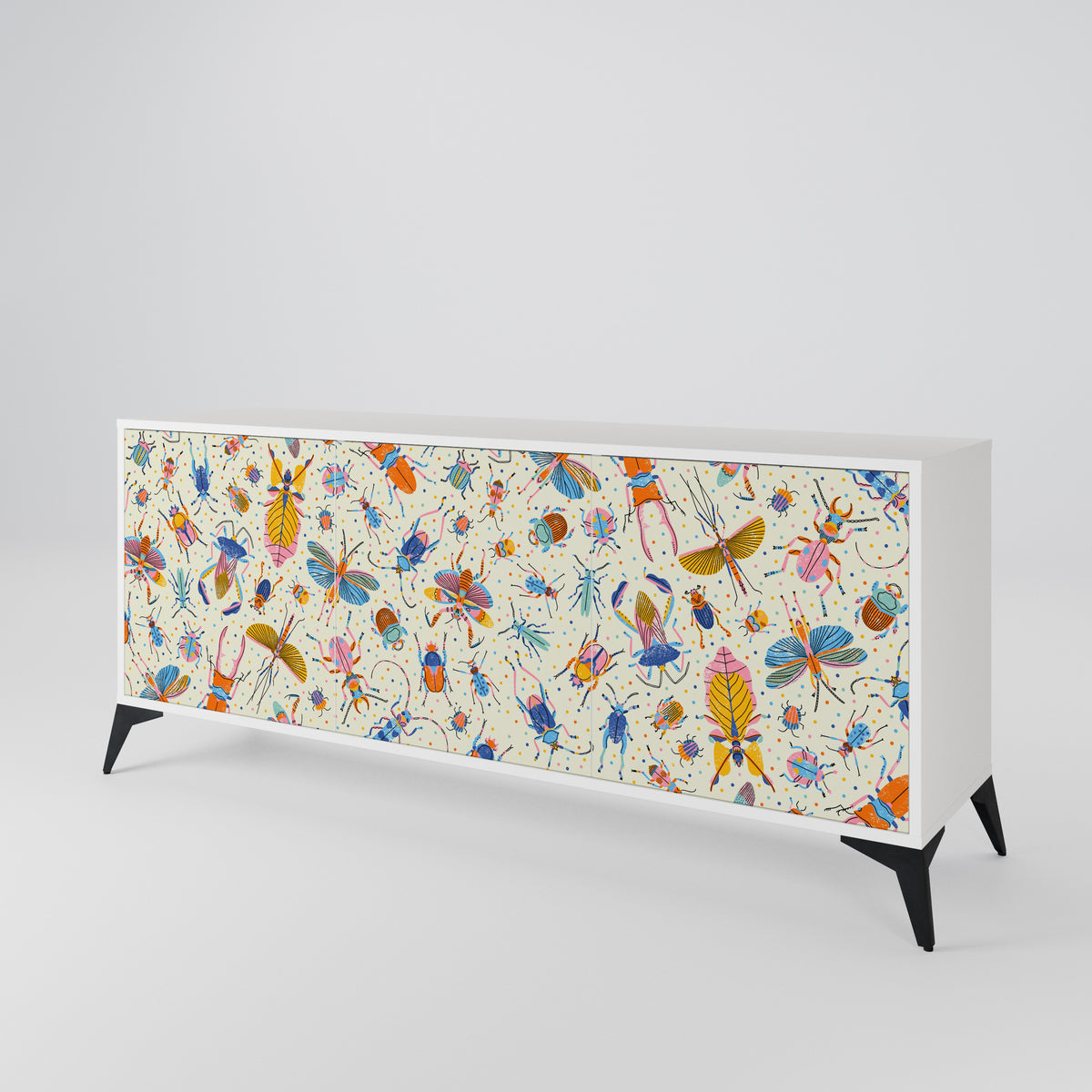 COLORFUL INSECTS Μπουφές 3-θυρών