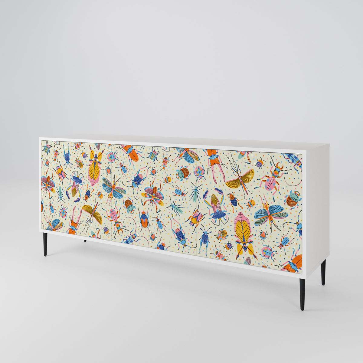 COLORFUL INSECTS Μπουφές 3-θυρών