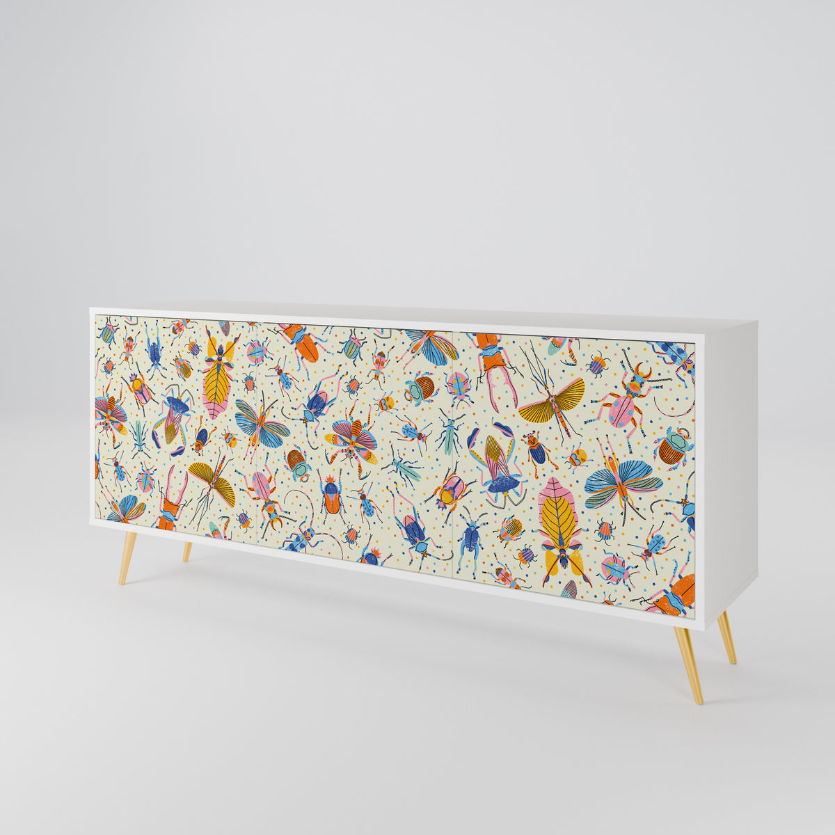 COLORFUL INSECTS Μπουφές 3-θυρών