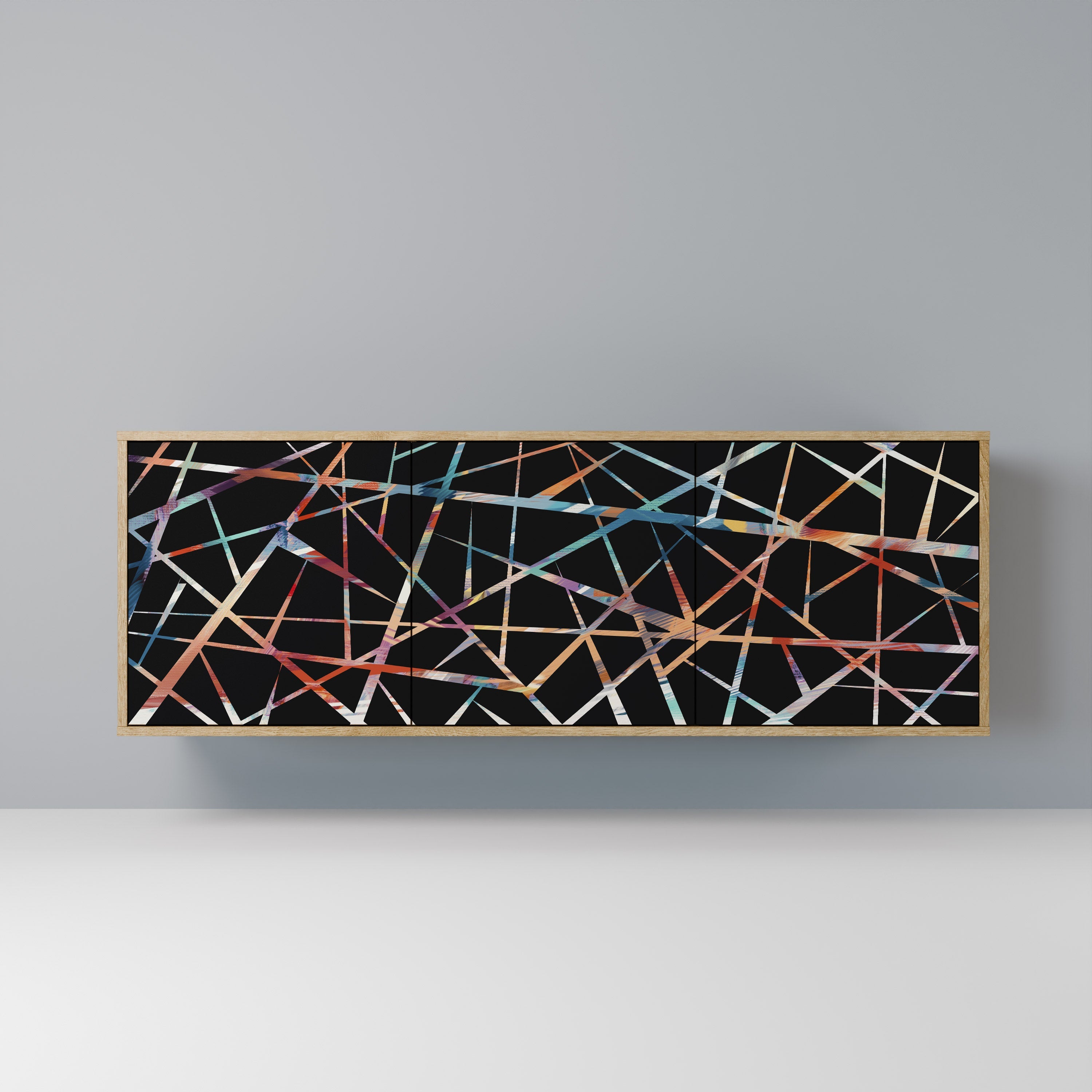 POLYGON VERVE 3-Door Sideboard in Oak Effect