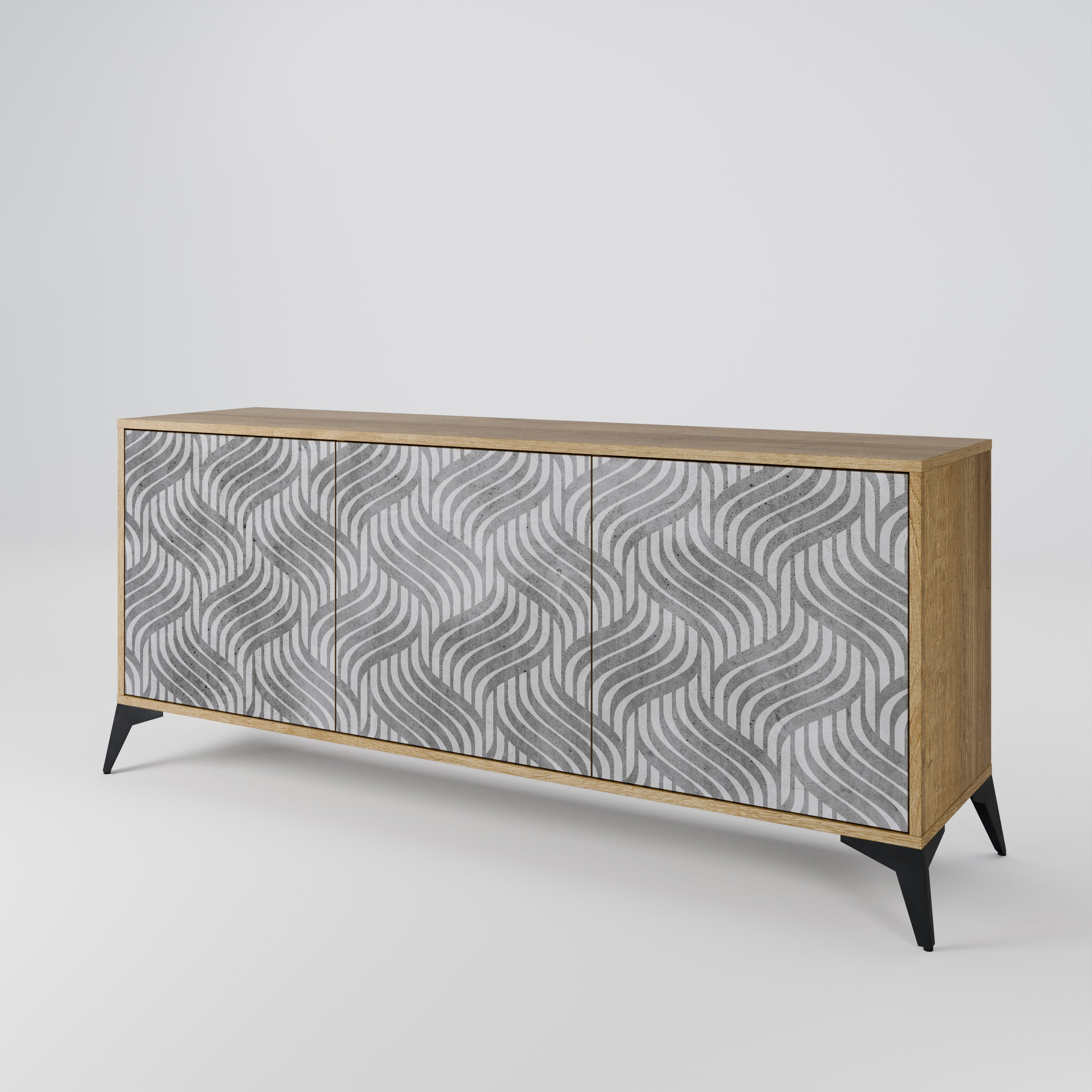 CONCRETE MOVEMENT 3-Door Sideboard