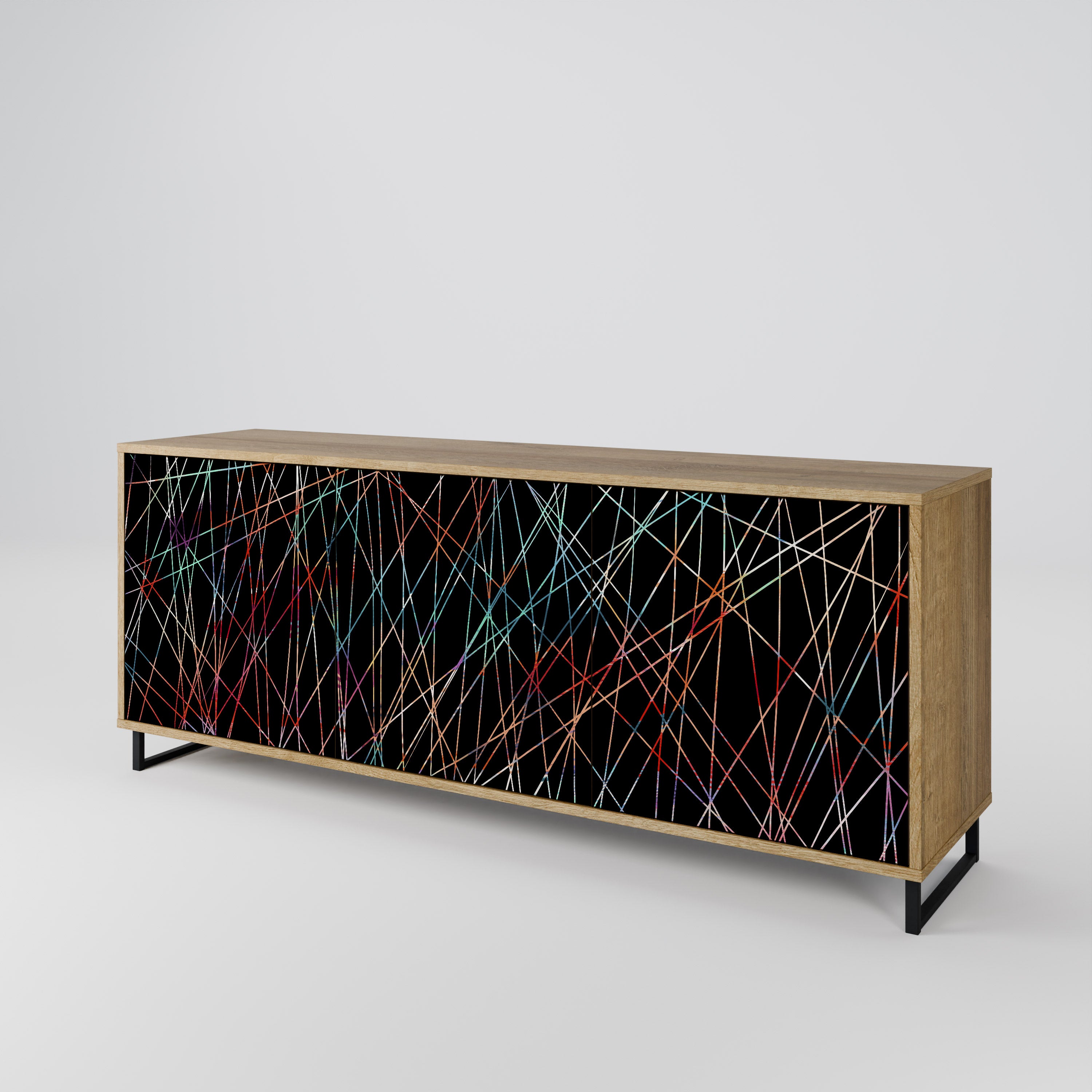 LUMINOUS SNARE 3-Door Sideboard