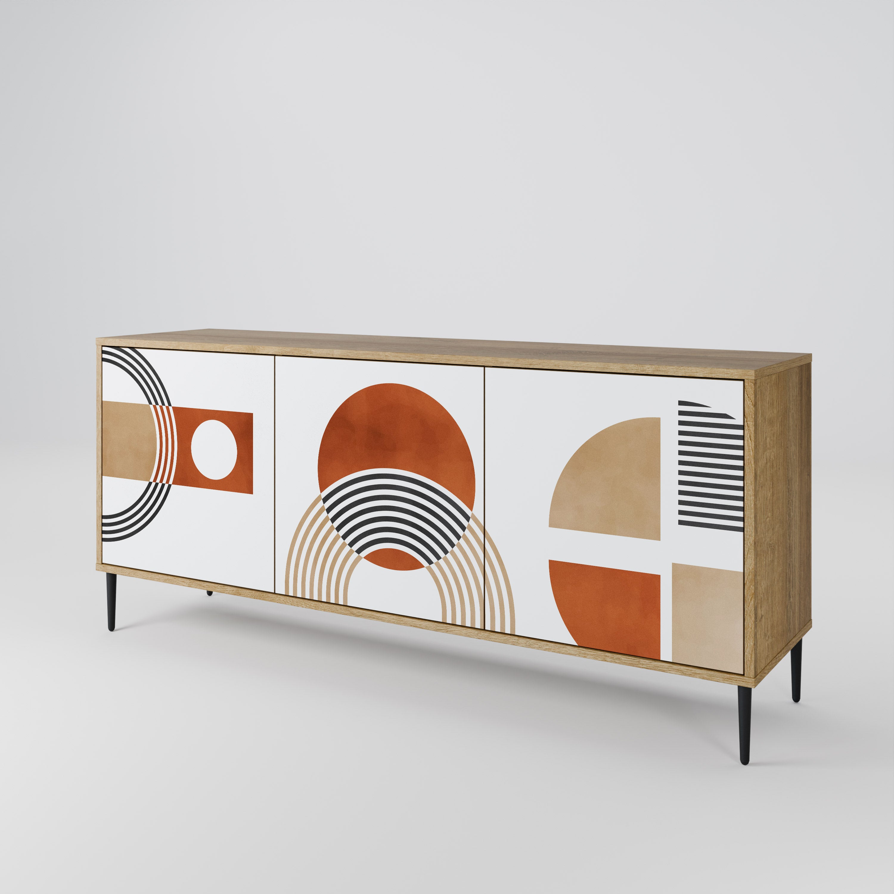 CIRCLE RHYTM 3-Door Sideboard