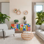 GEOMETRIC GLIMMER Μπουφές 3-θυρών