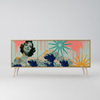 KANAGAWA BEAUTY Μπουφές 3-θυρών