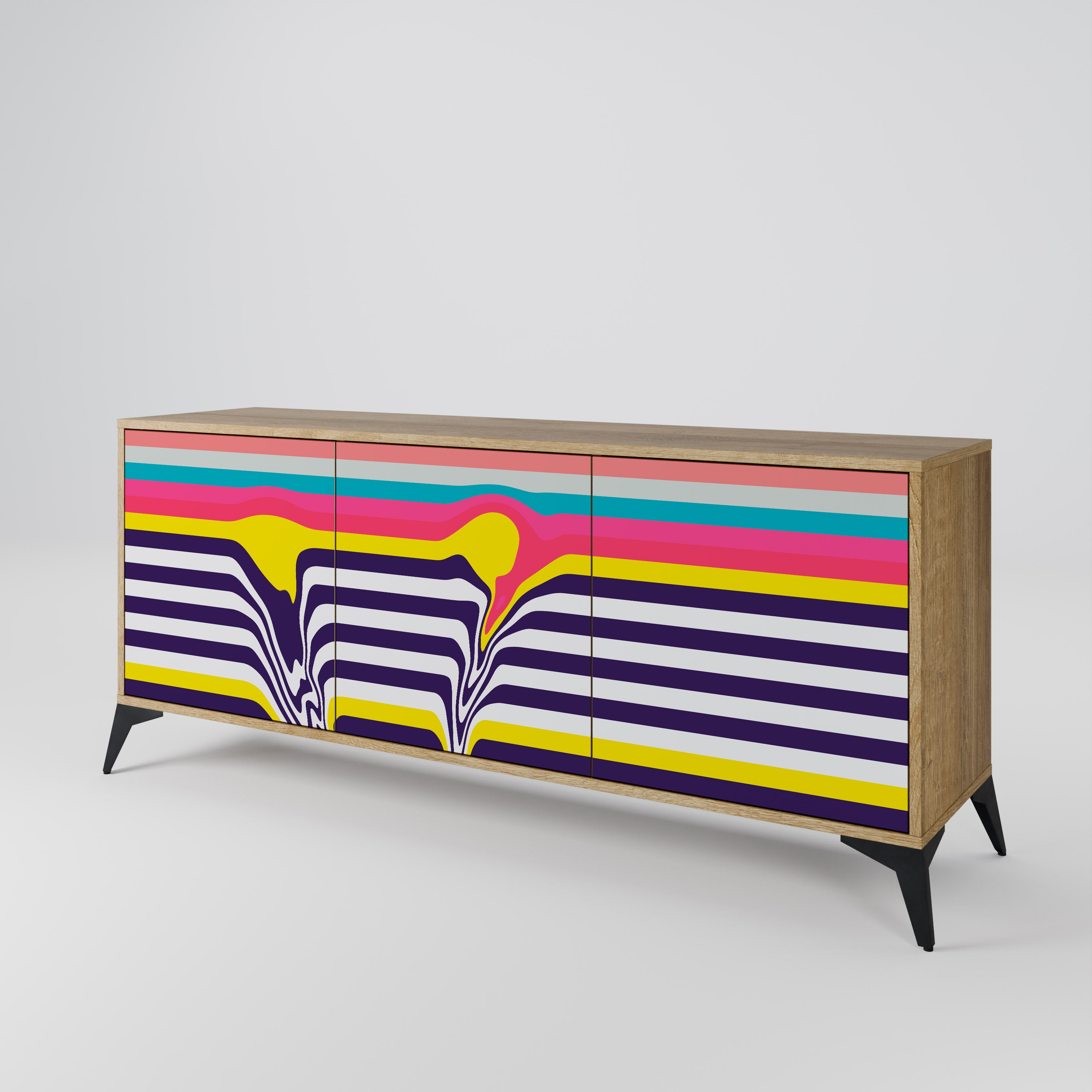 TONE COLLAPSE 3-Door Sideboard