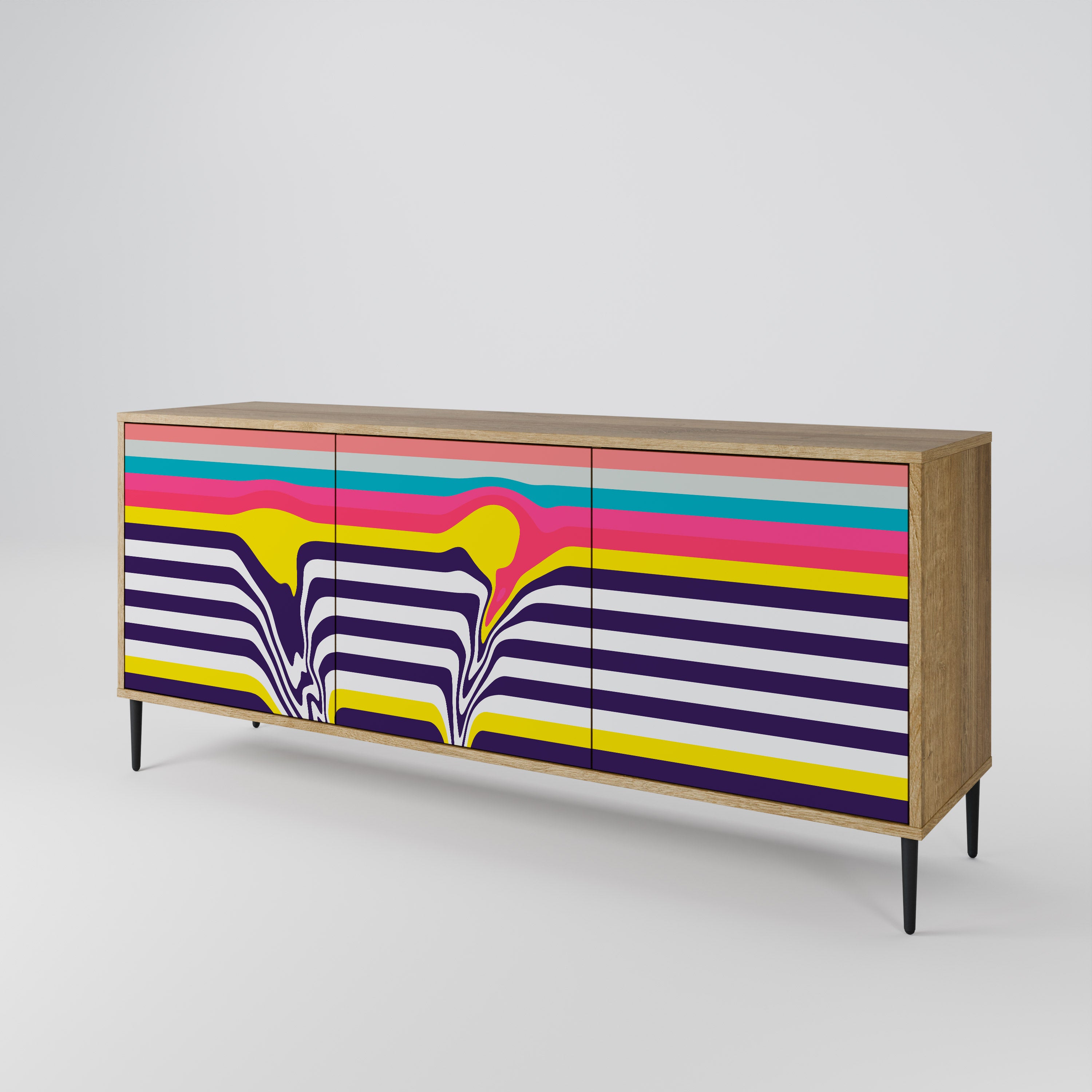 TONE COLLAPSE 3-Door Sideboard