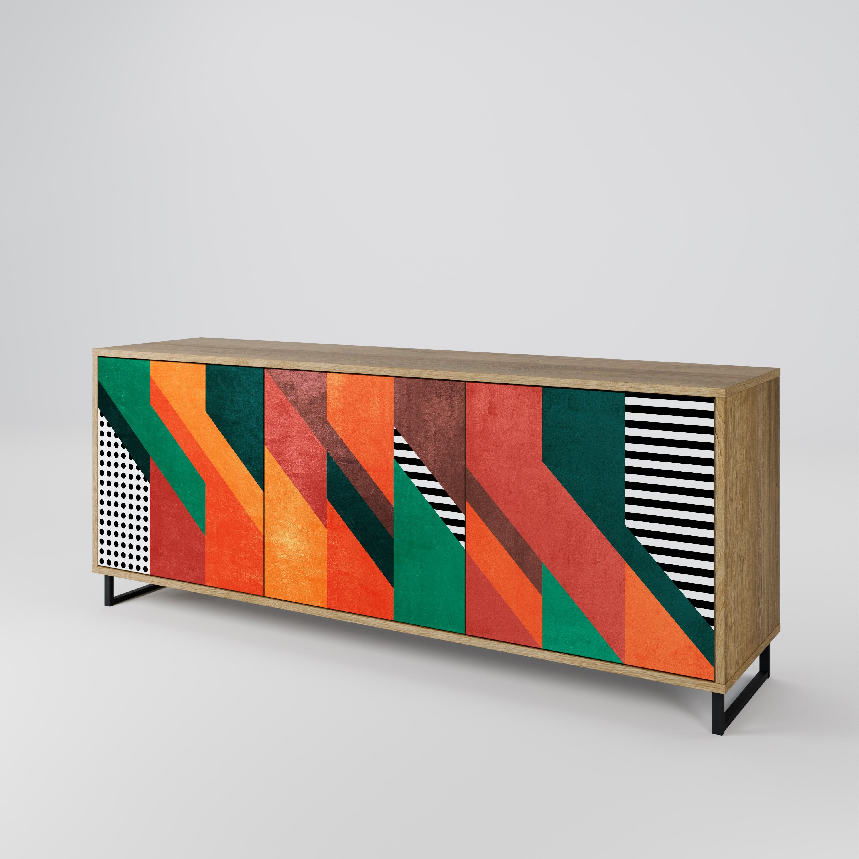 MAKESHIFT ARTISTRY 3-Door Sideboard