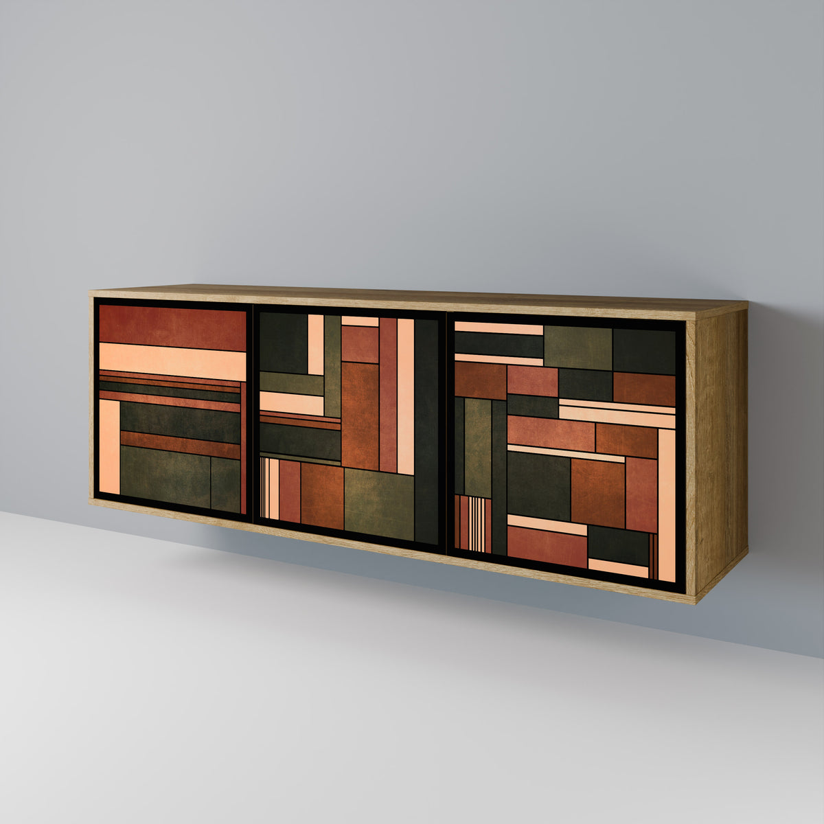 FIGURES OF NATURE 3-Door Sideboard