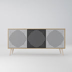 POLYGON ILLUSION 3-Door Sideboard