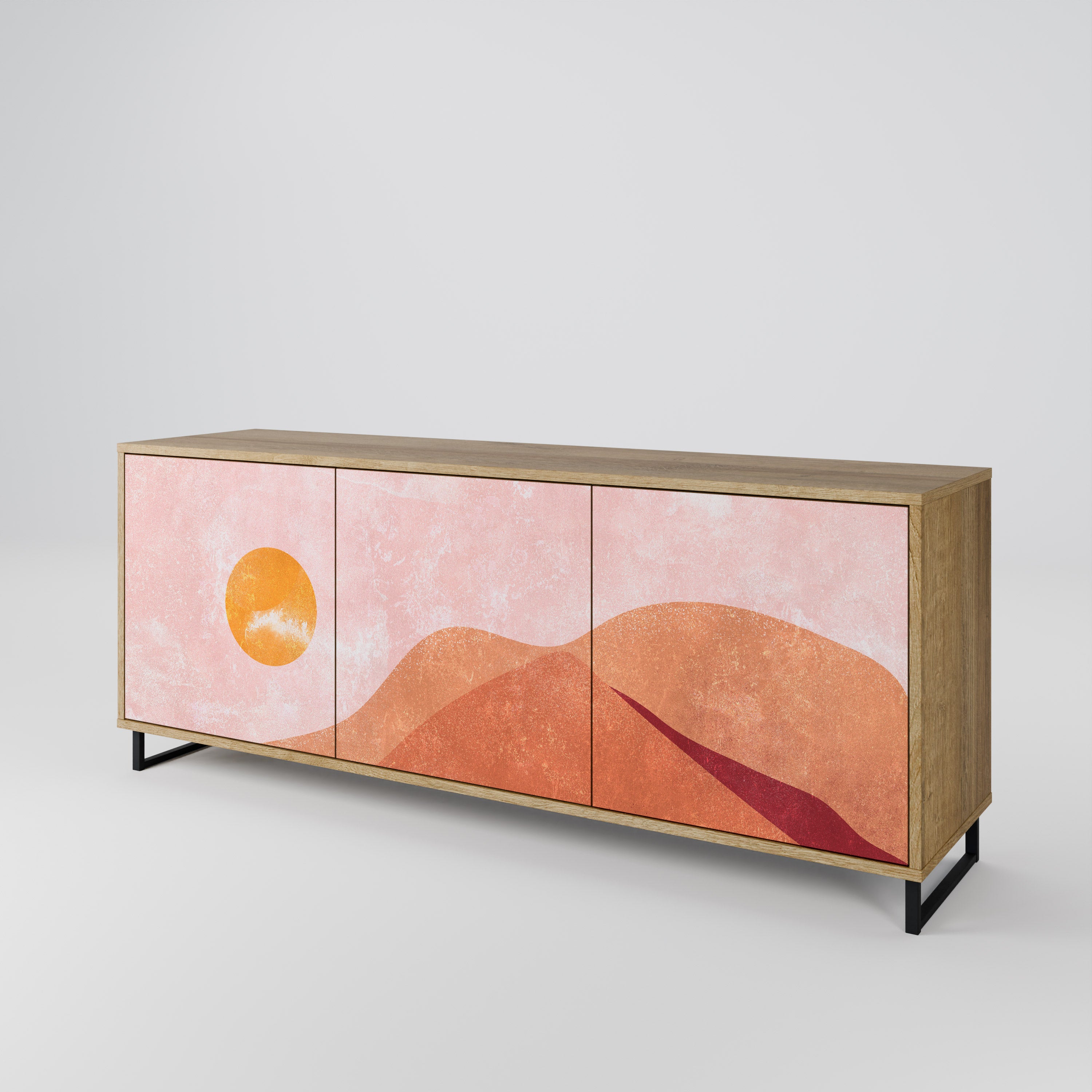LUMINOUS SUNLIGHT 3-Door Sideboard