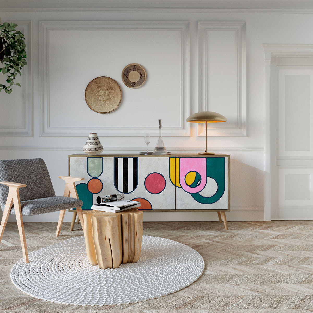 COOL STORY Μπουφές 3-θυρών