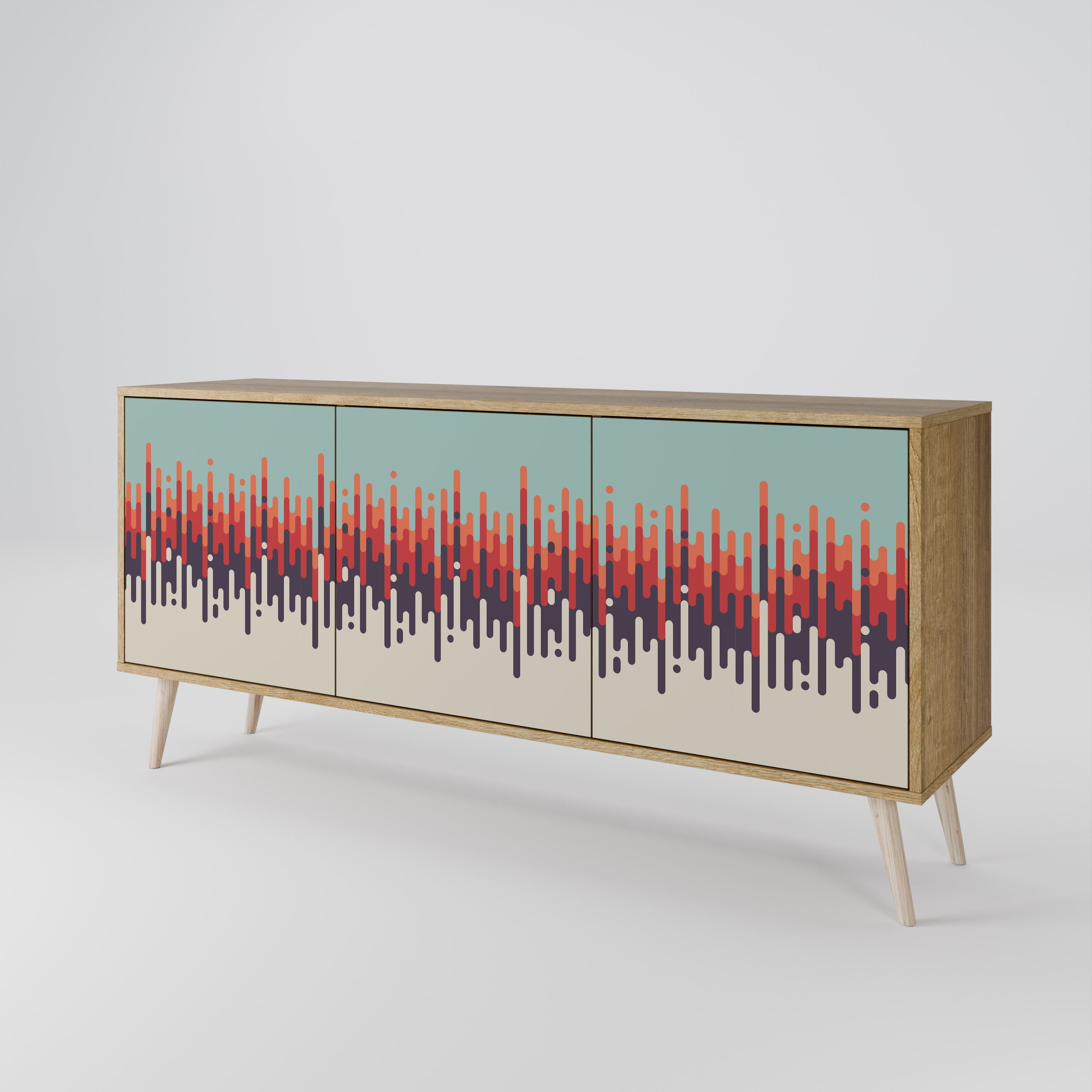 CHROMA CONTOURS 3-Door Sideboard