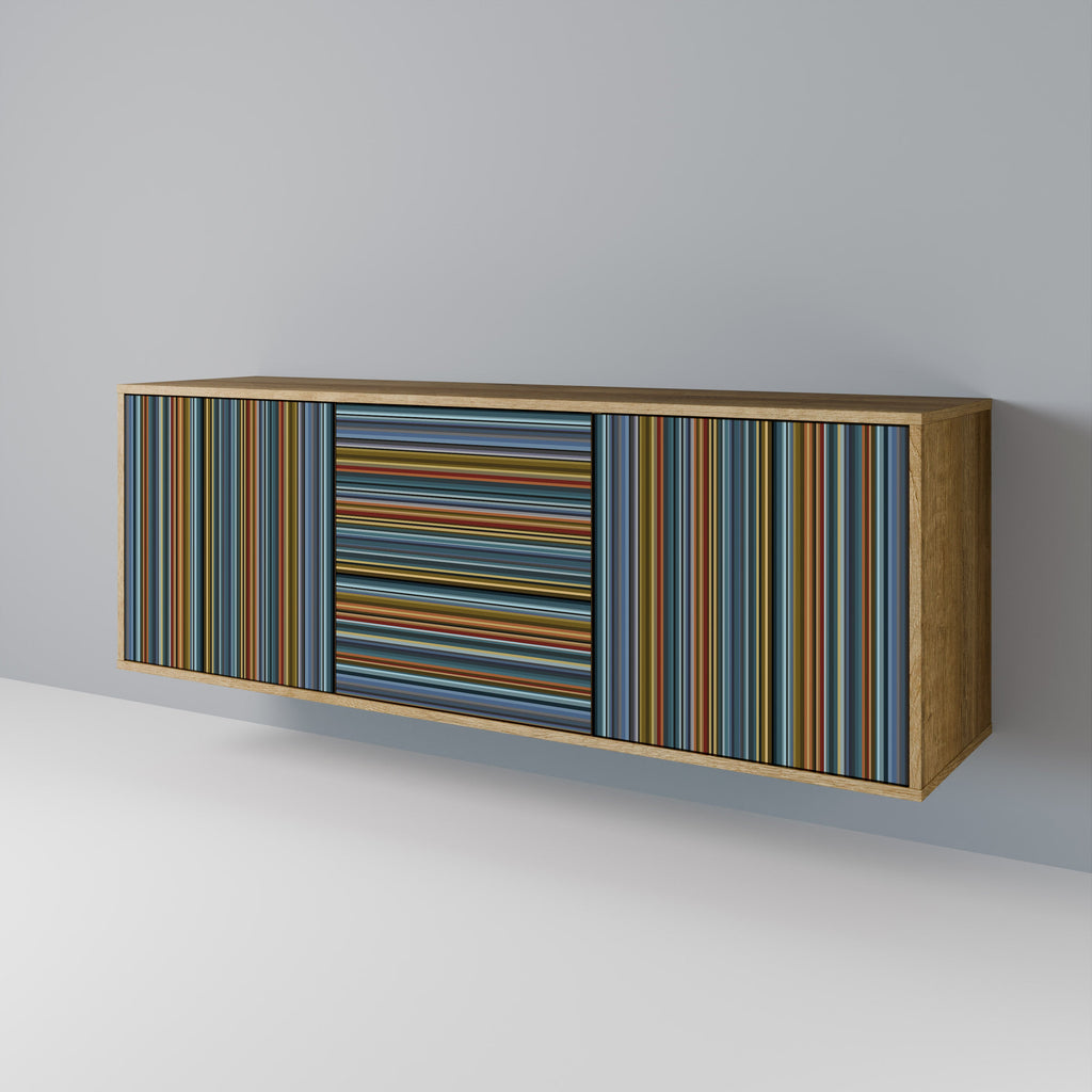 LINEOUT SPECTRUM 3-Door Sideboard in Oak Effect
