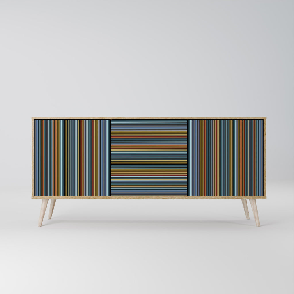 LINEOUT SPECTRUM 3-Door Sideboard in Oak Effect