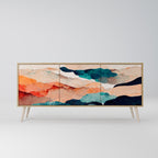 ABSTRACT LANDSCAPE 3-Door Sideboard