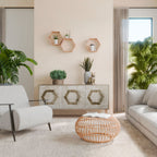 HEXAGONAL SHAPES 3-Door Sideboard