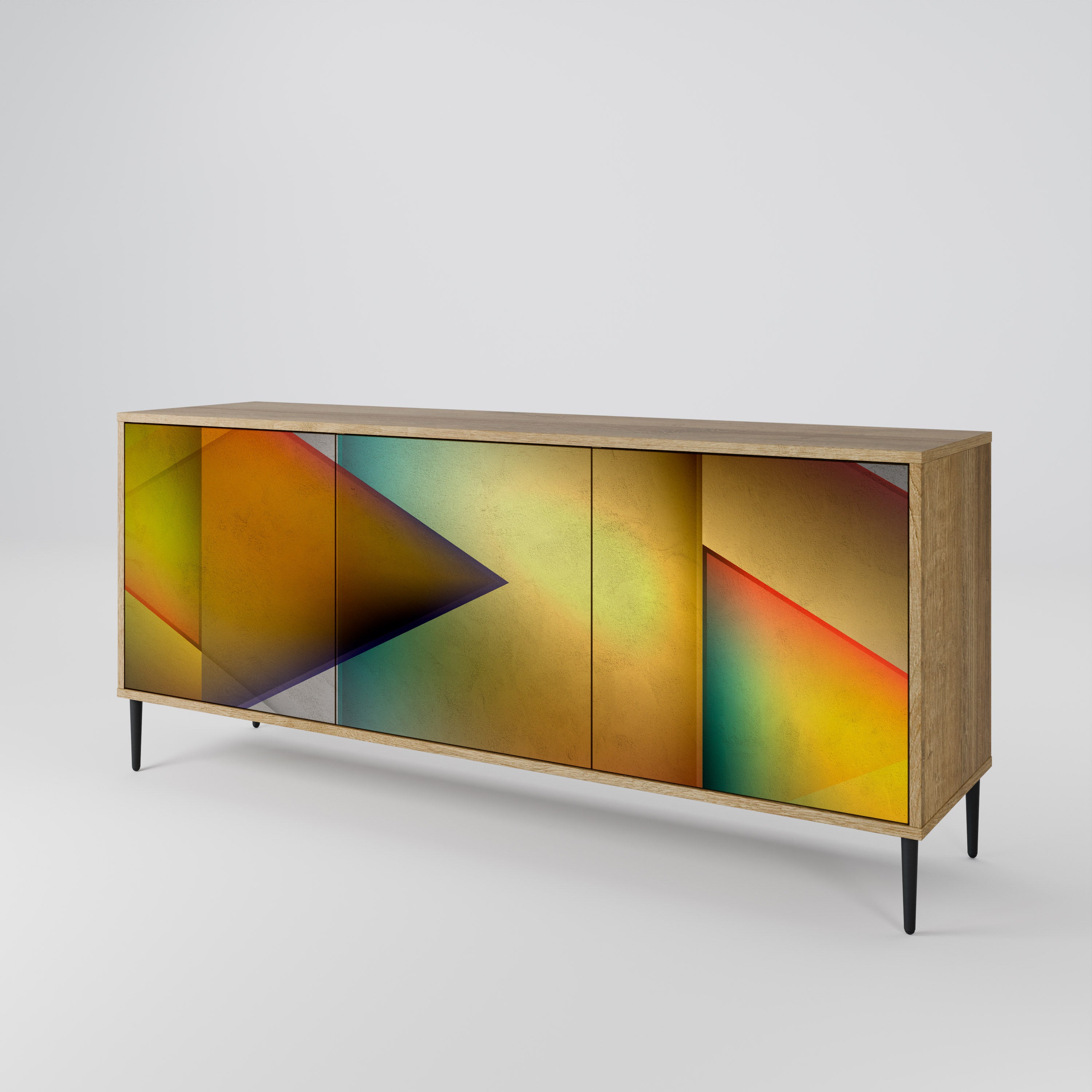 PIERCING SHARPNESS 3-Door Sideboard