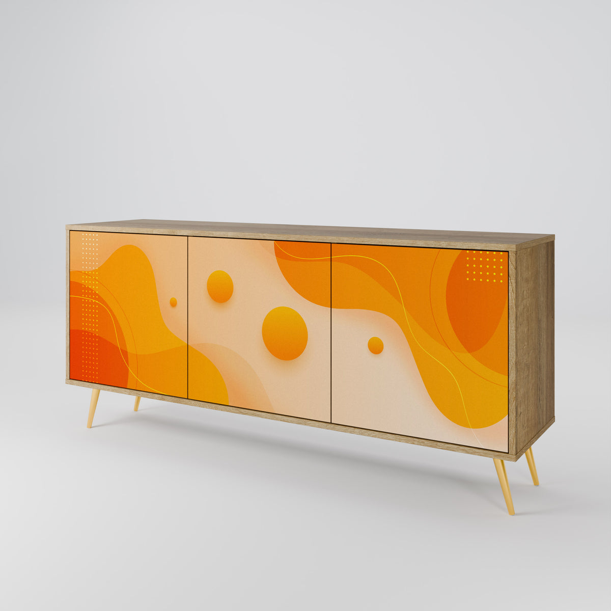 ORANGE ARRANGEMENT Μπουφές 3-θυρών